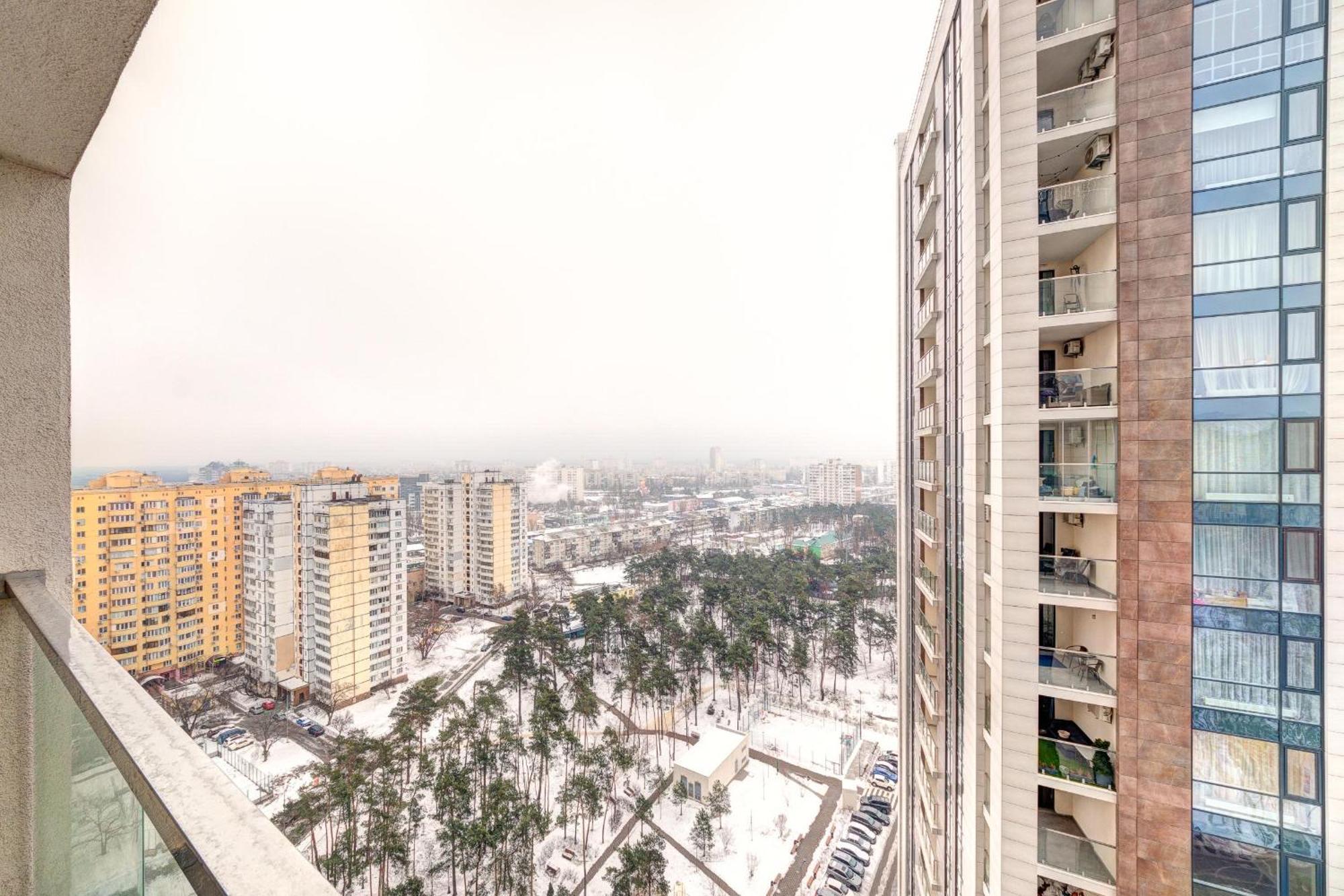 Apartment Voskresenska 18 , Парковые Озера Kyjev Pokoj fotografie
